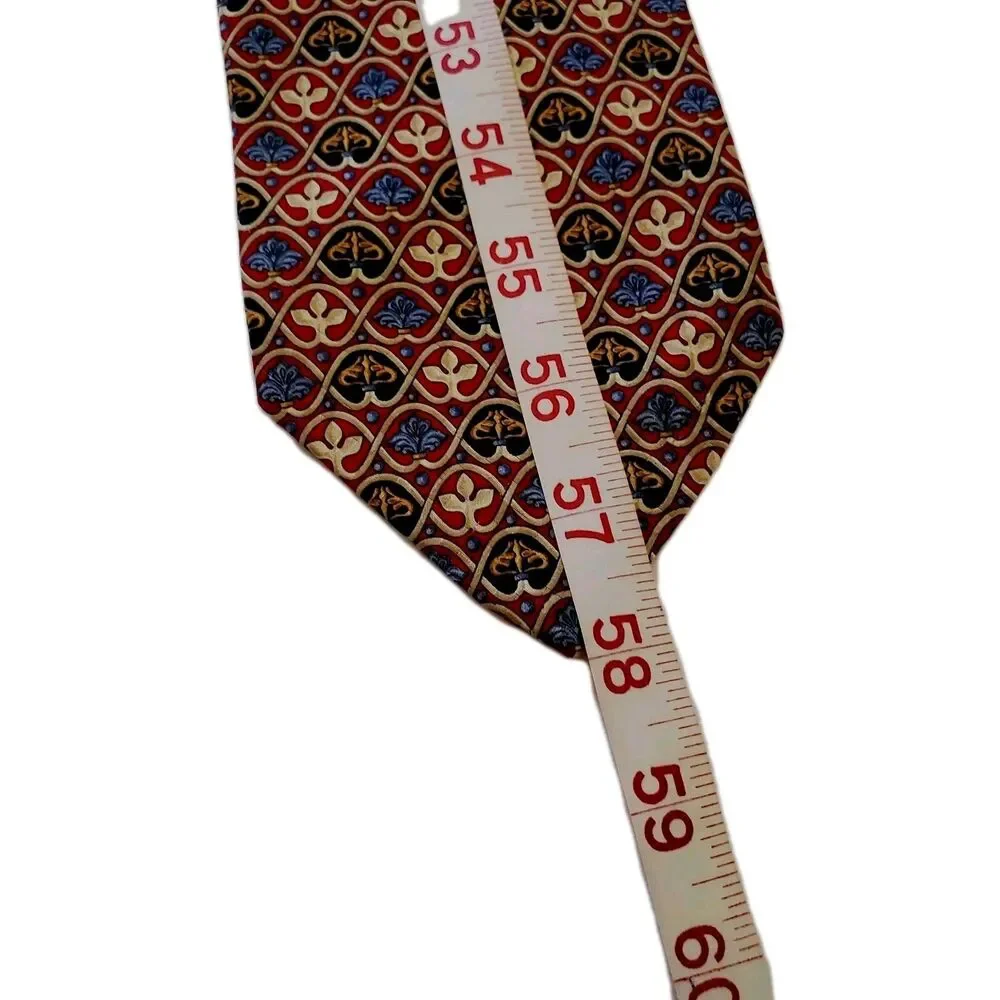 Robert Talbott Classic Jacquard 100% Silk Necktie Handsewn In USA